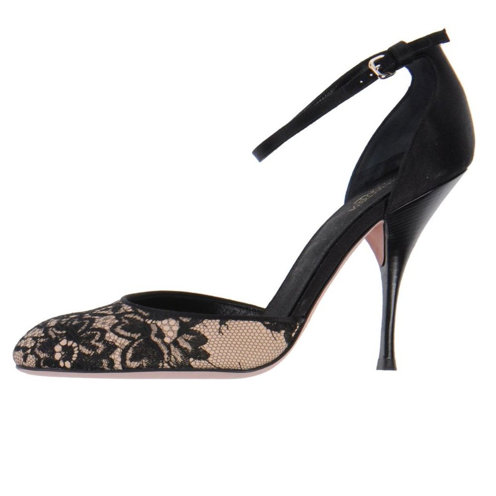 NIB Giambattista‎ Valli Paris leather/ fabric pumps. - Picture 3 of 4
